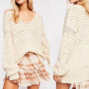 Free people crashing waves pullover